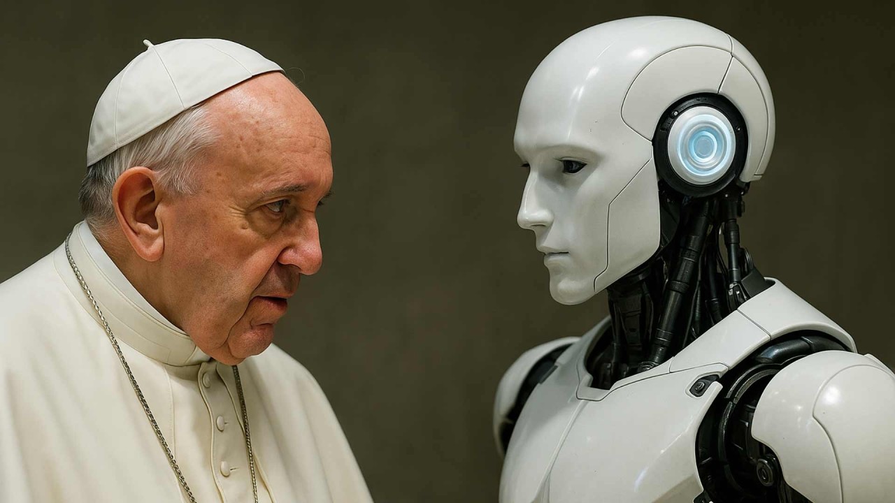 papa francesco e AI